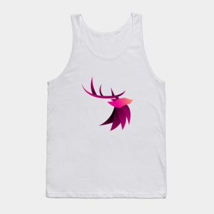 low poly deer head Tank Top